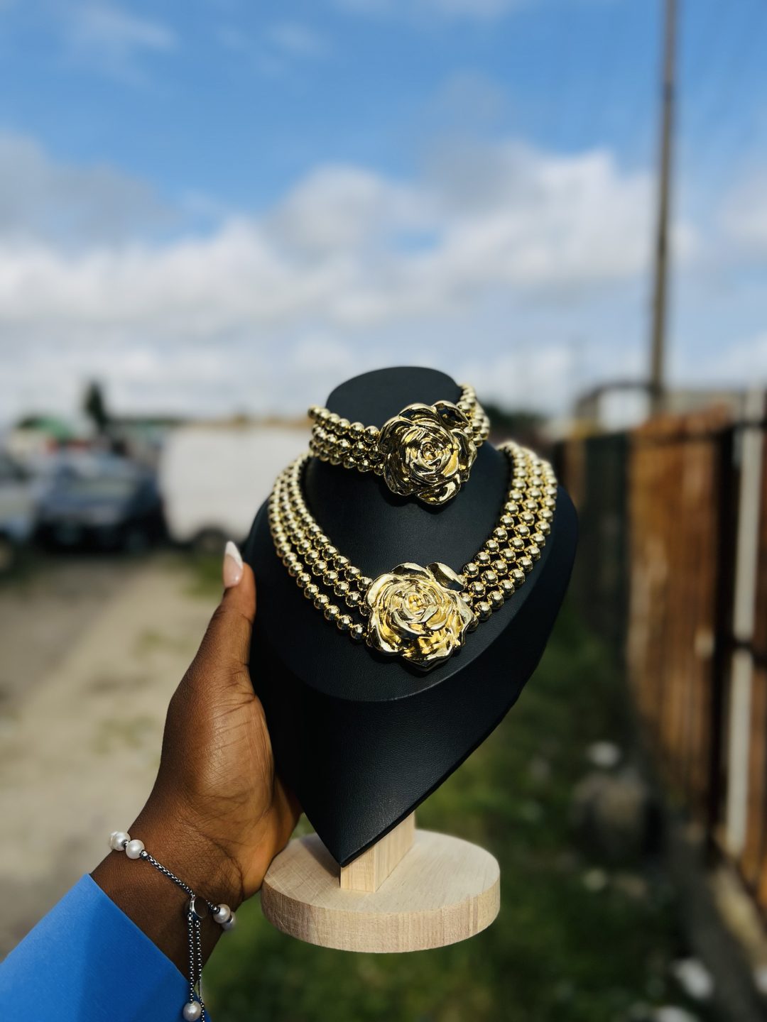 Md gold beaded set - Image 3