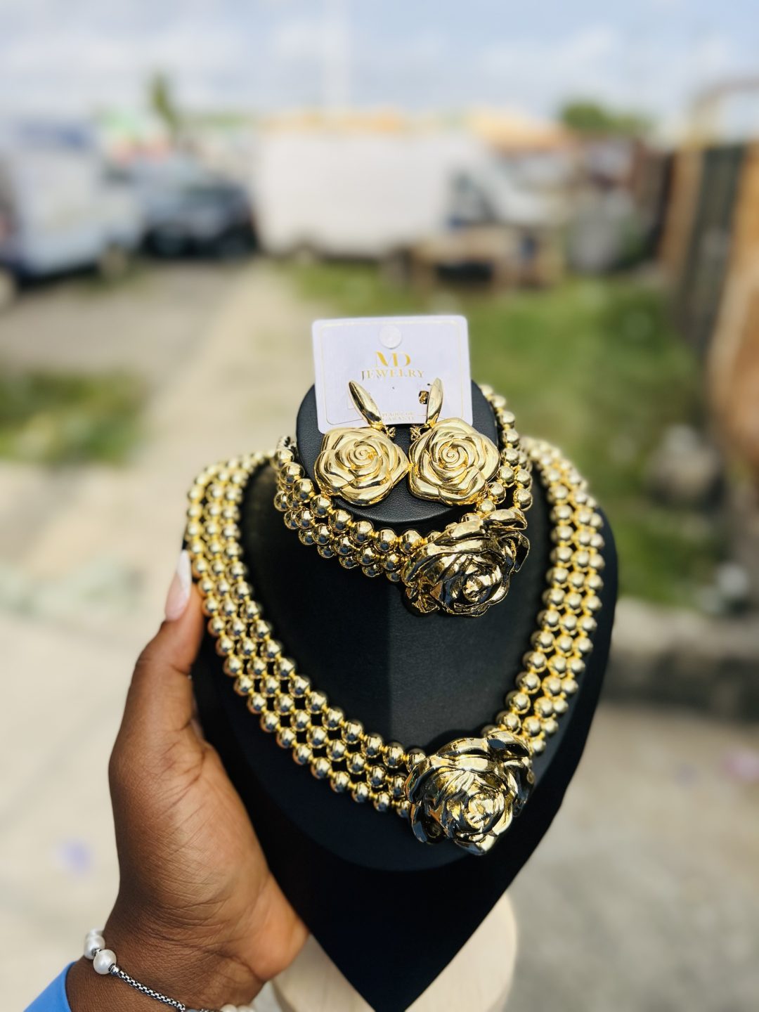 Md gold beaded set - Image 2