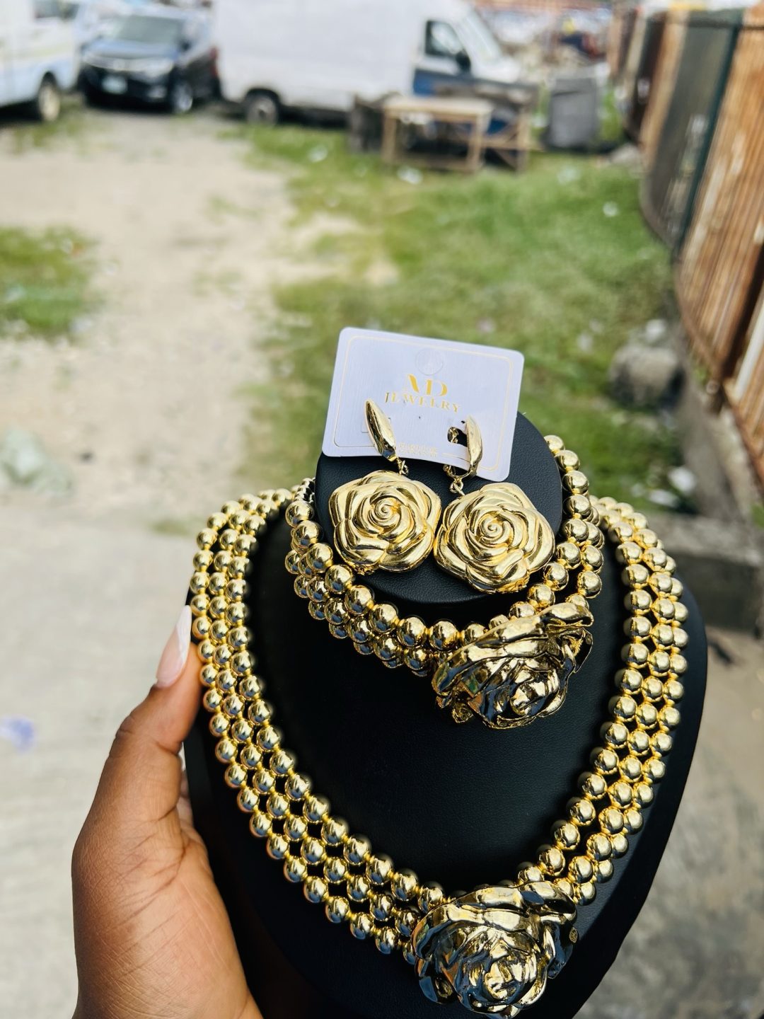 Md gold beaded set - Image 5