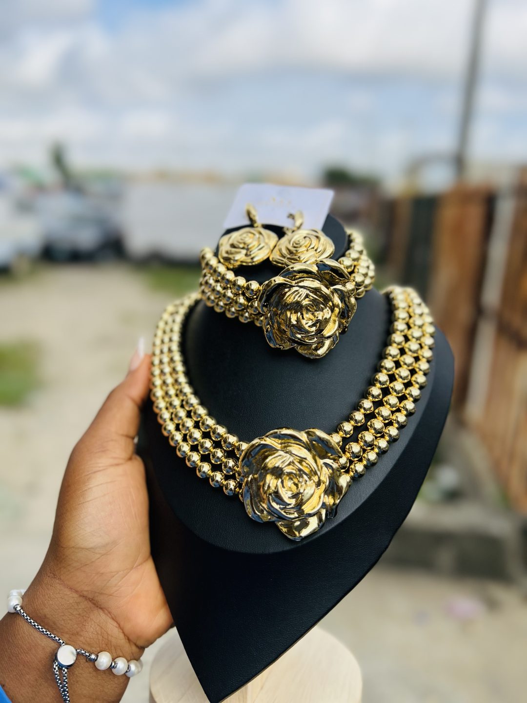 Md gold beaded set - Image 4