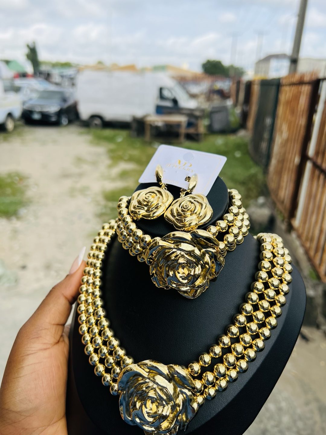 Md gold beaded set - Image 7