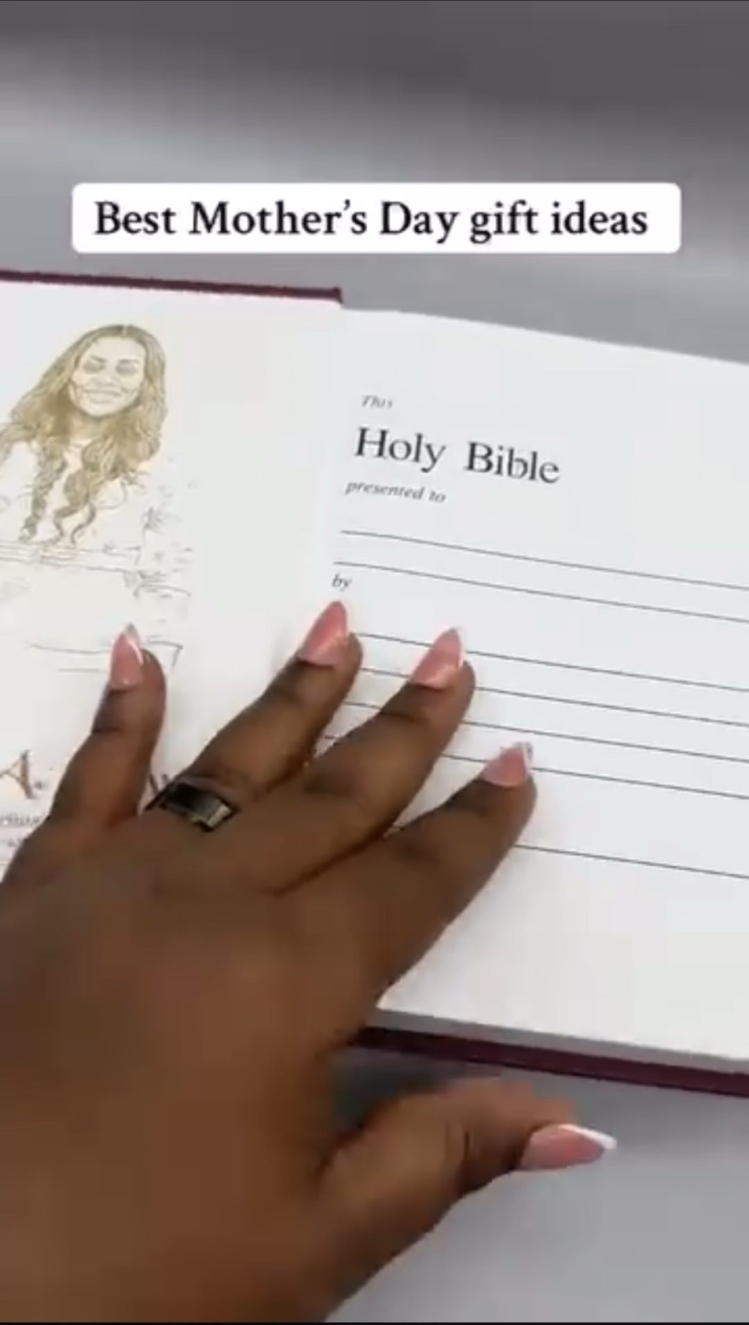 Bible picture and text engraving - Image 4