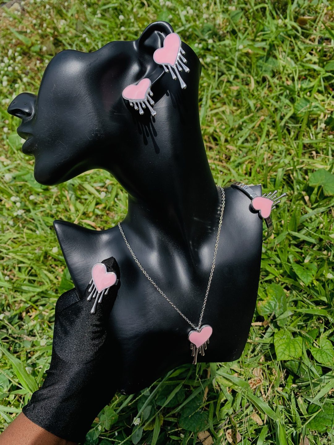 Silver/pink Steel set 001 - Image 5