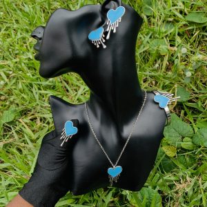 Sliver/Blue steel set 002