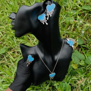 Sliver/Blue steel set 002