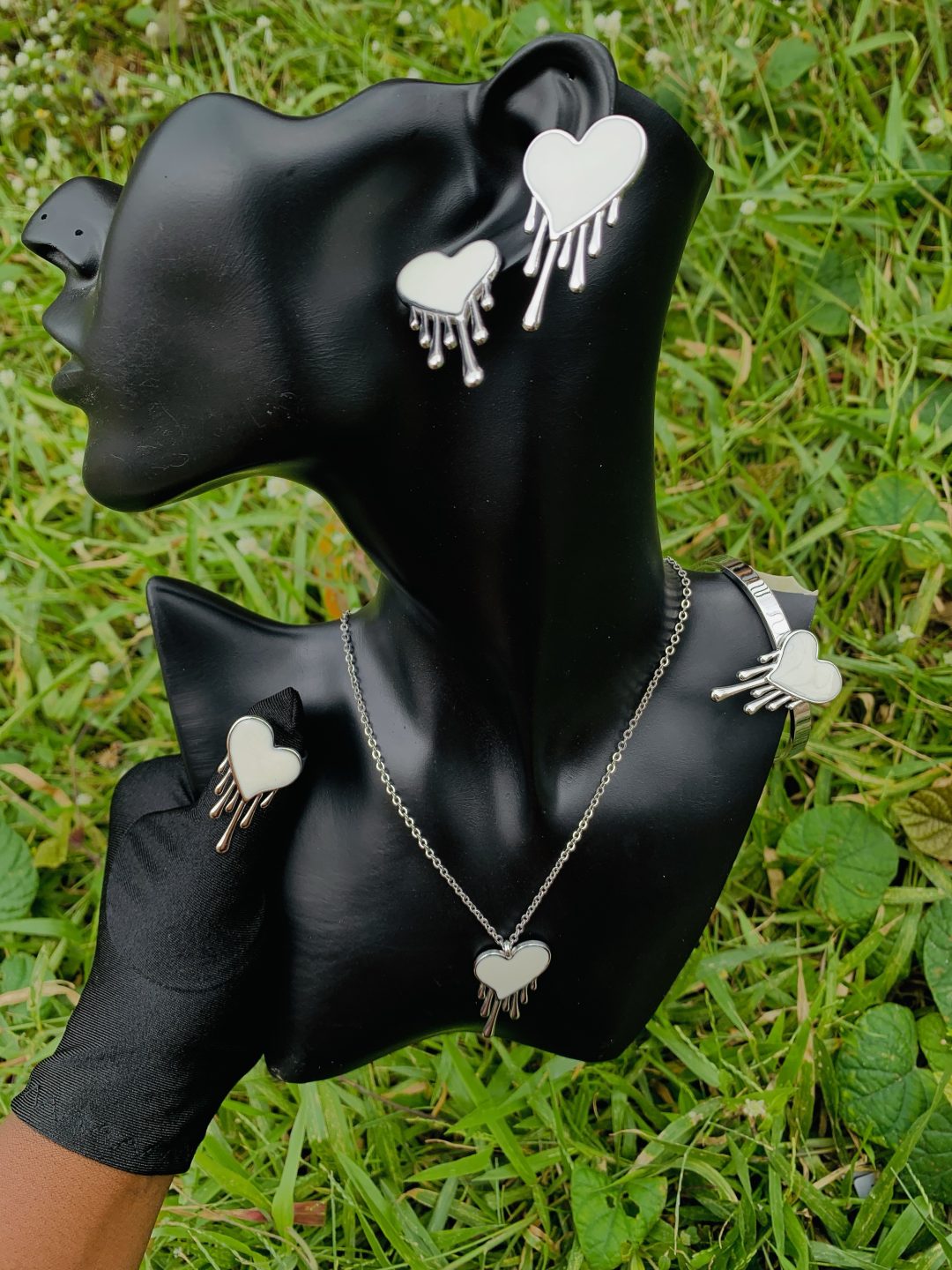 Silver/White steel set 003 - Image 4