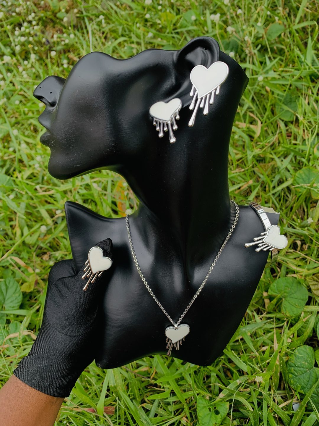 Silver/White steel set 003 - Image 3
