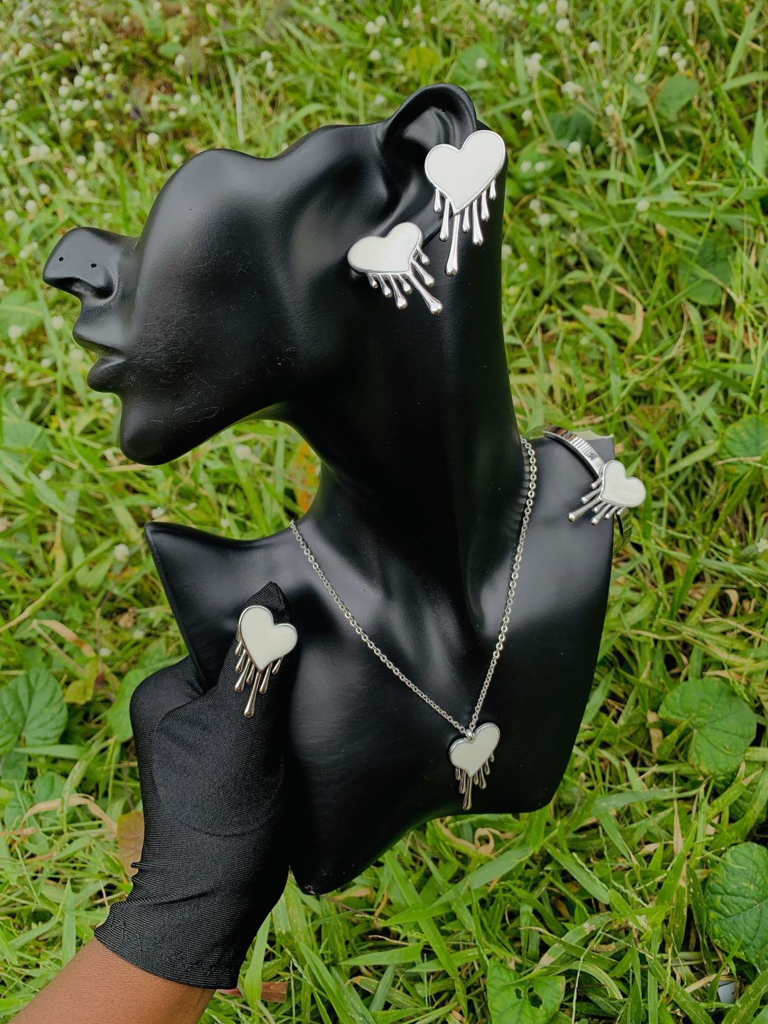 Silver/White steel set 003 - Image 2