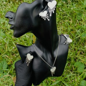 Silver/White steel set 003