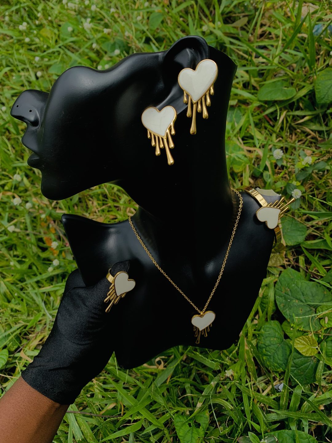 Gold/white steel set 005 - Image 2