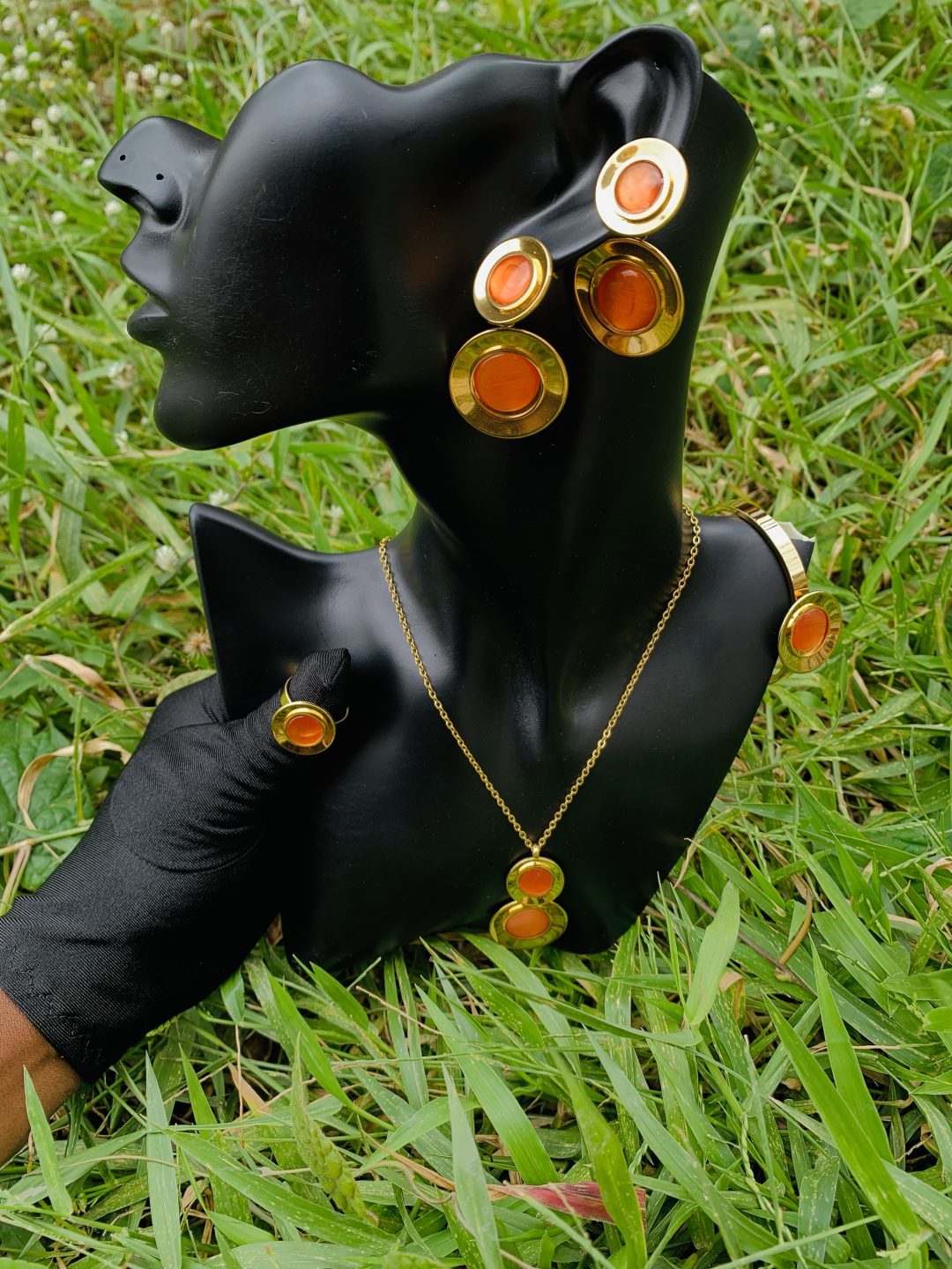 Gold/orange steel set 006 - Image 2