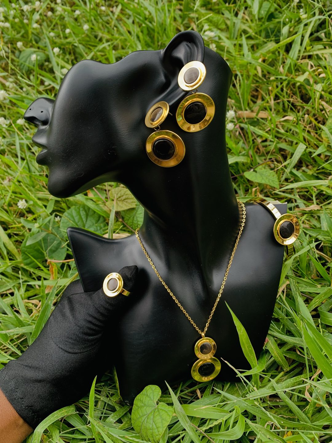 Gold/black steel set 009 - Image 2