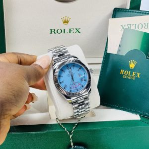 Rolex Blue oysters male watch with exact box and bag!