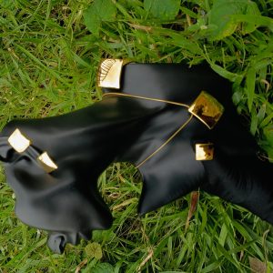 Gold square steel set 018