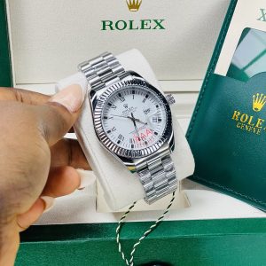 Rolex silver oysters male watch with exact box and bag!