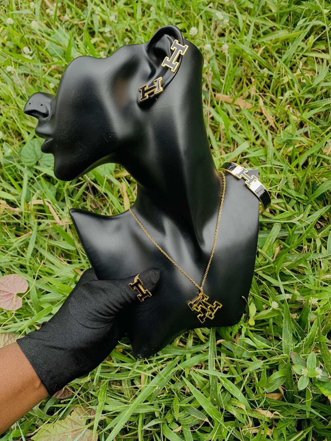 Gold/black Herms steel set - Image 5