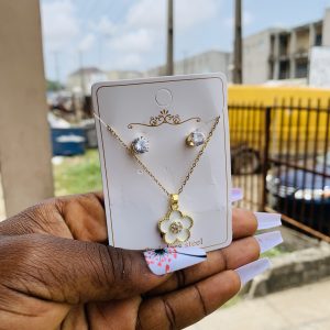 Fashion necklace and earrings 004