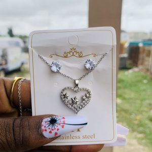 Fashion necklace and earrings 022