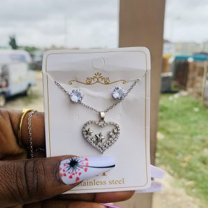 Fashion necklace and earrings 022