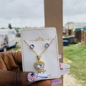 Fashion necklace and earrings 026