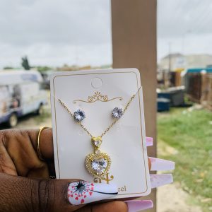 Fashion necklace and earrings 026