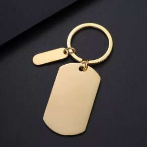 Engraved Gold rectangular key holder