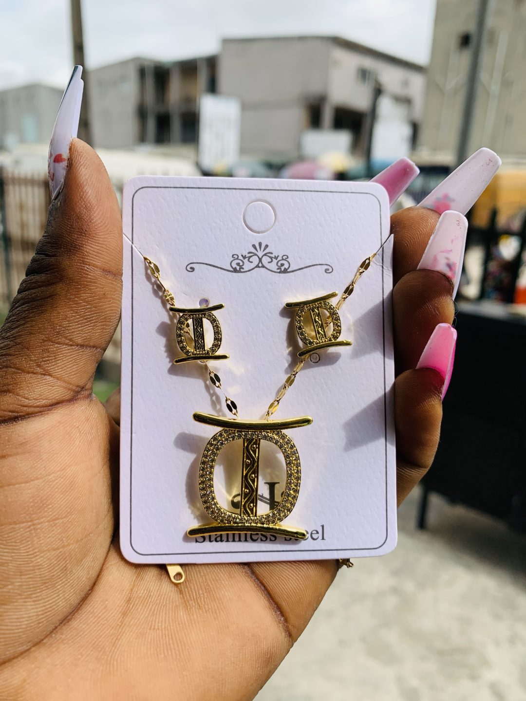 Gold Circle steel set