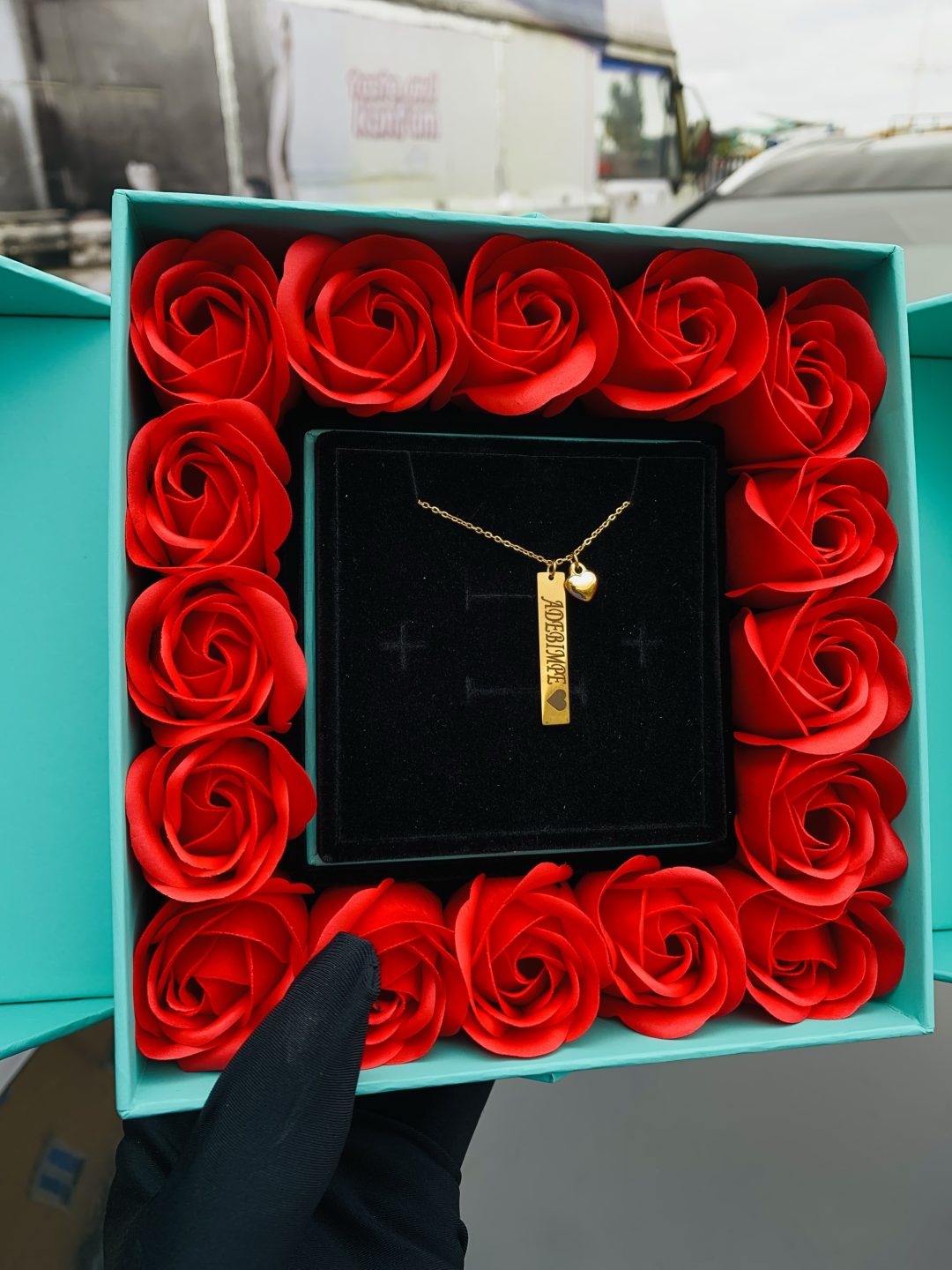 Engraved necklace comes with exact box - Image 3