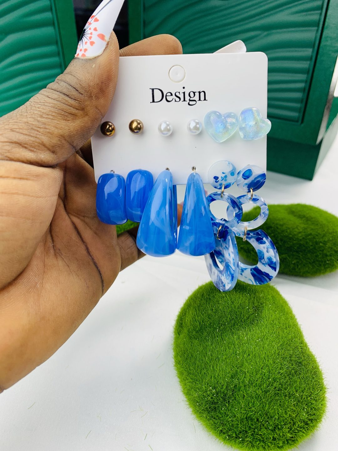 Royal chandelier earring set 004 - Image 4