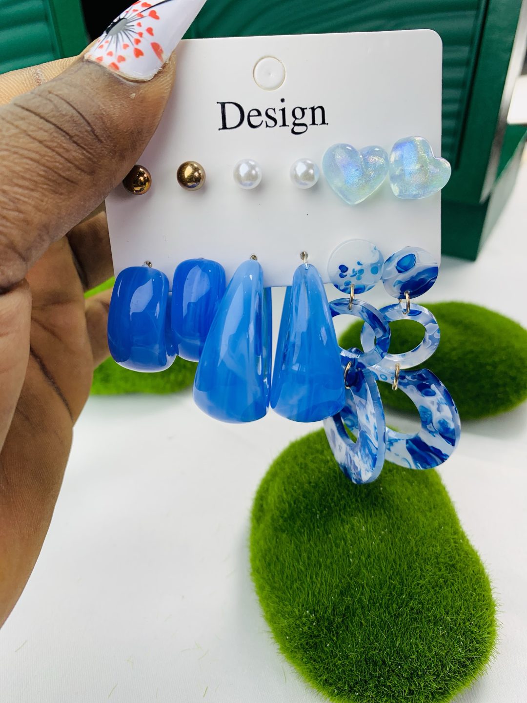 Royal chandelier earring set 004 - Image 2