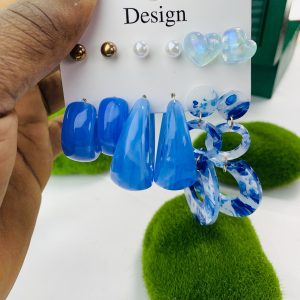 Royal chandelier earring set 004