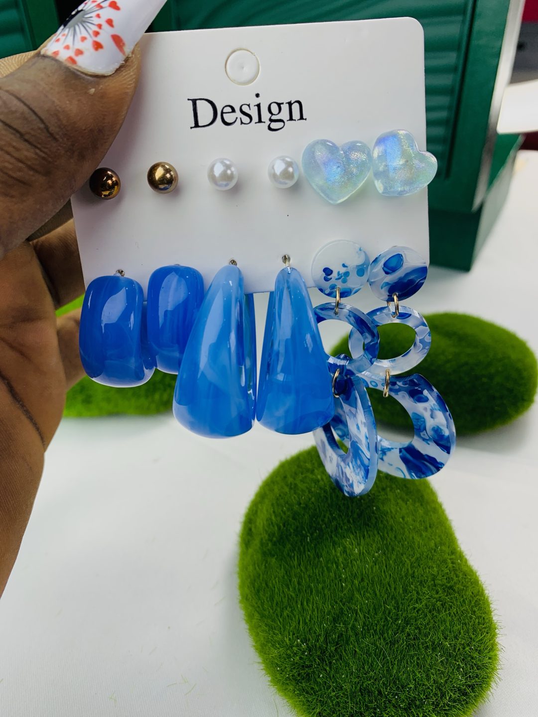 Royal chandelier earring set 004