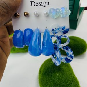 Royal chandelier earring set 004