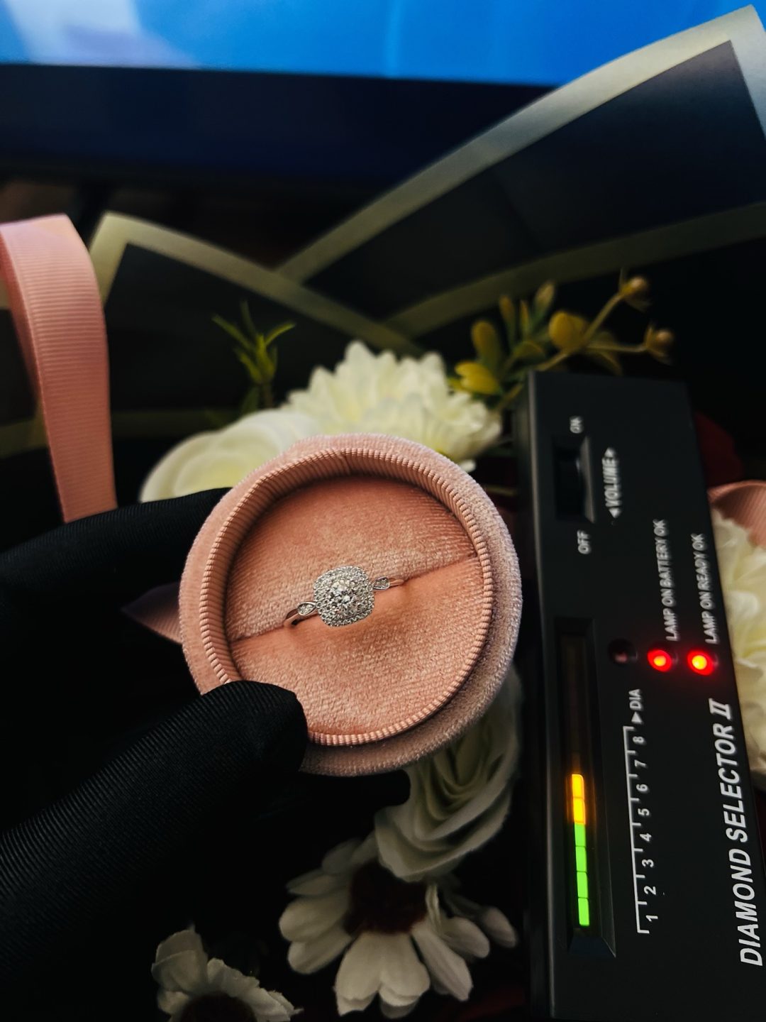 Moissanite ring 003