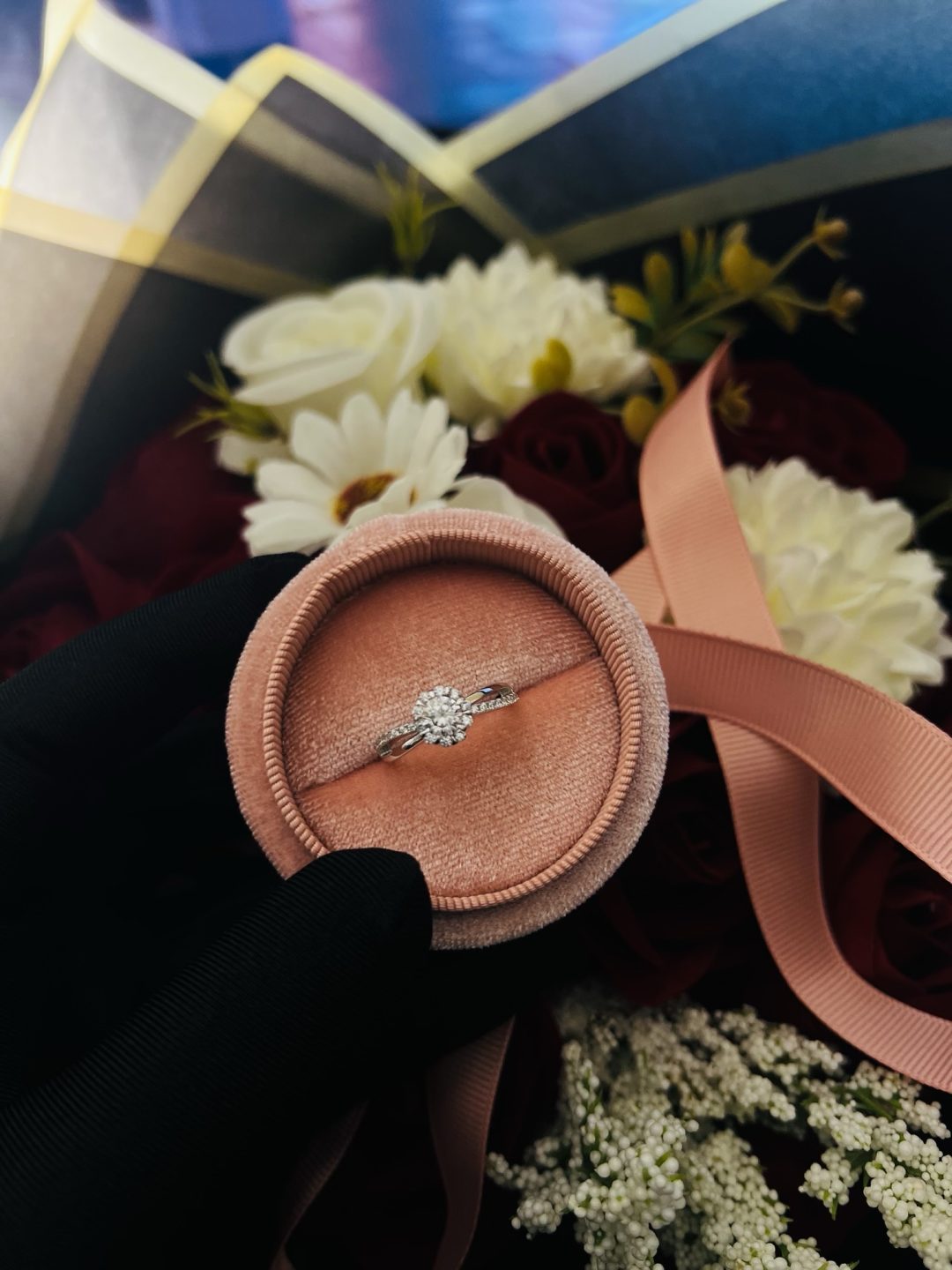 Moissanite ring 004