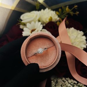 Moissanite ring 004