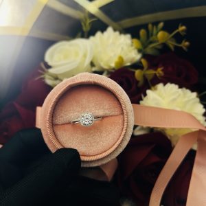 Moissanite ring 005