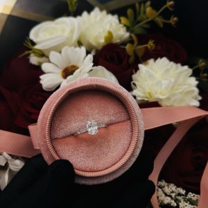 Moissanite ring 006