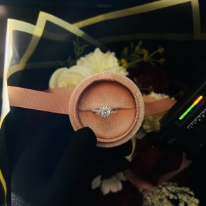 Moissanite ring 007