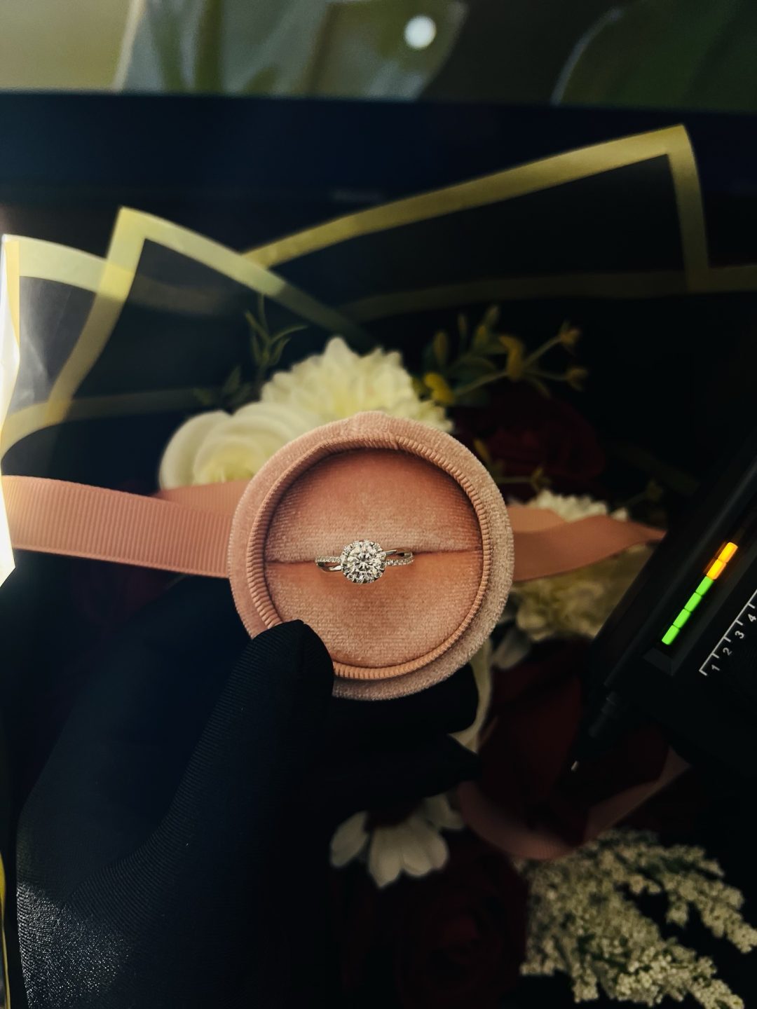 Moissanite ring 007