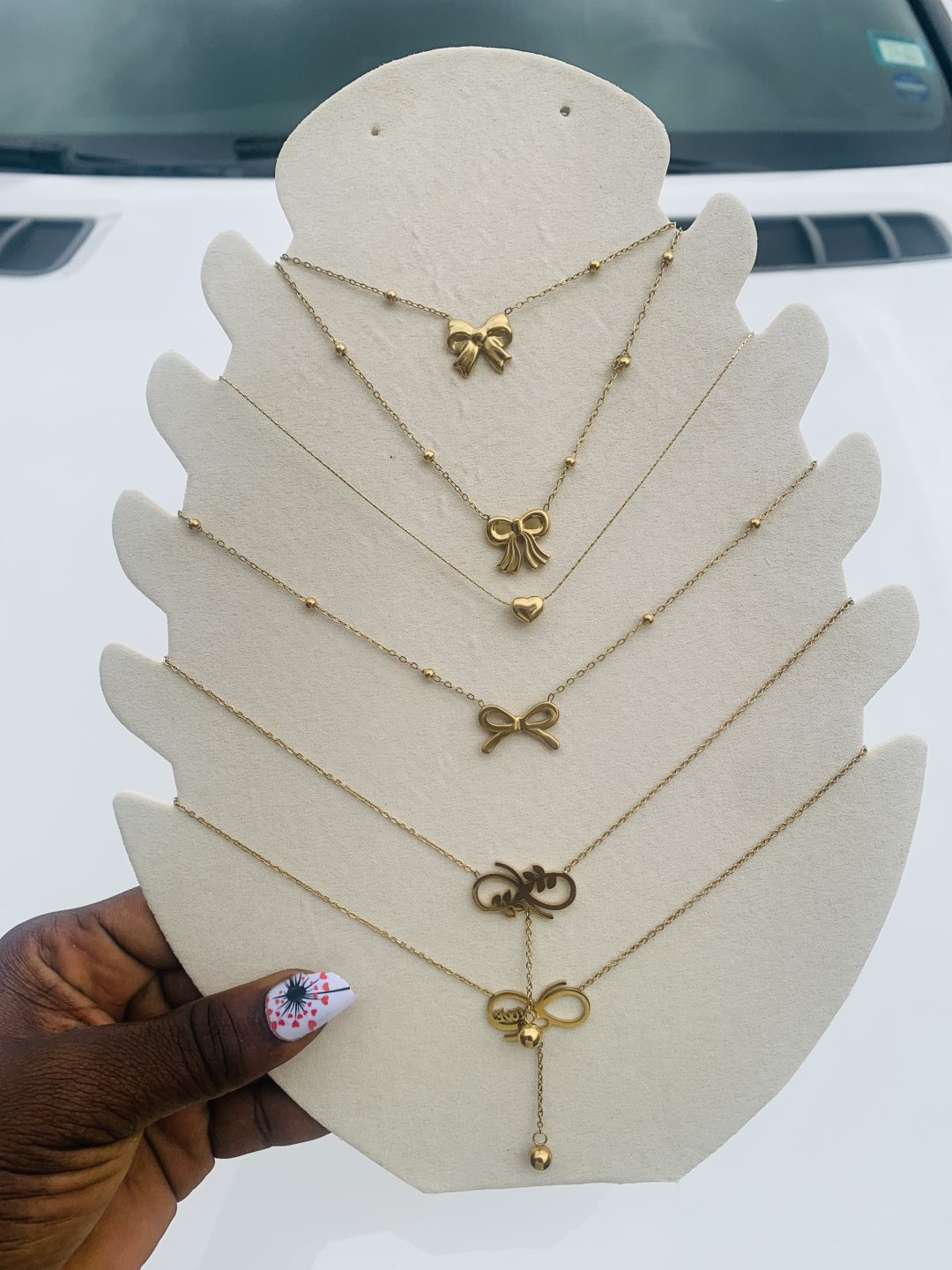 Half dozen of titanium steel necklace 001 - Image 2