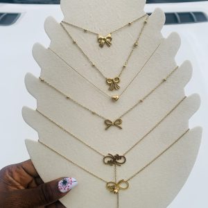 Half dozen of titanium steel necklace 001