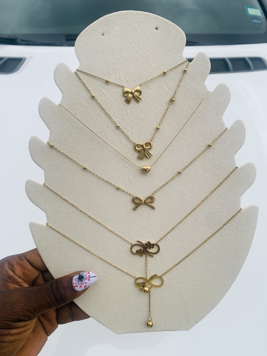 Half dozen of titanium steel necklace 001