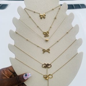 Half dozen of titanium steel necklace 001