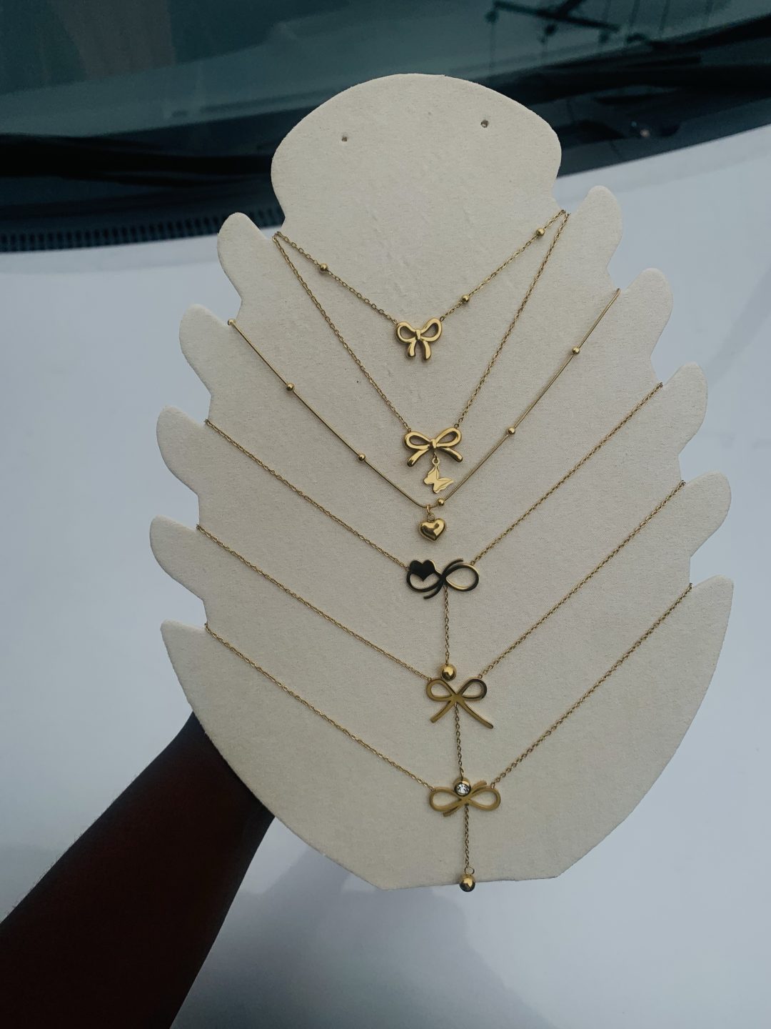 Half dozen of titanium steel necklace 002