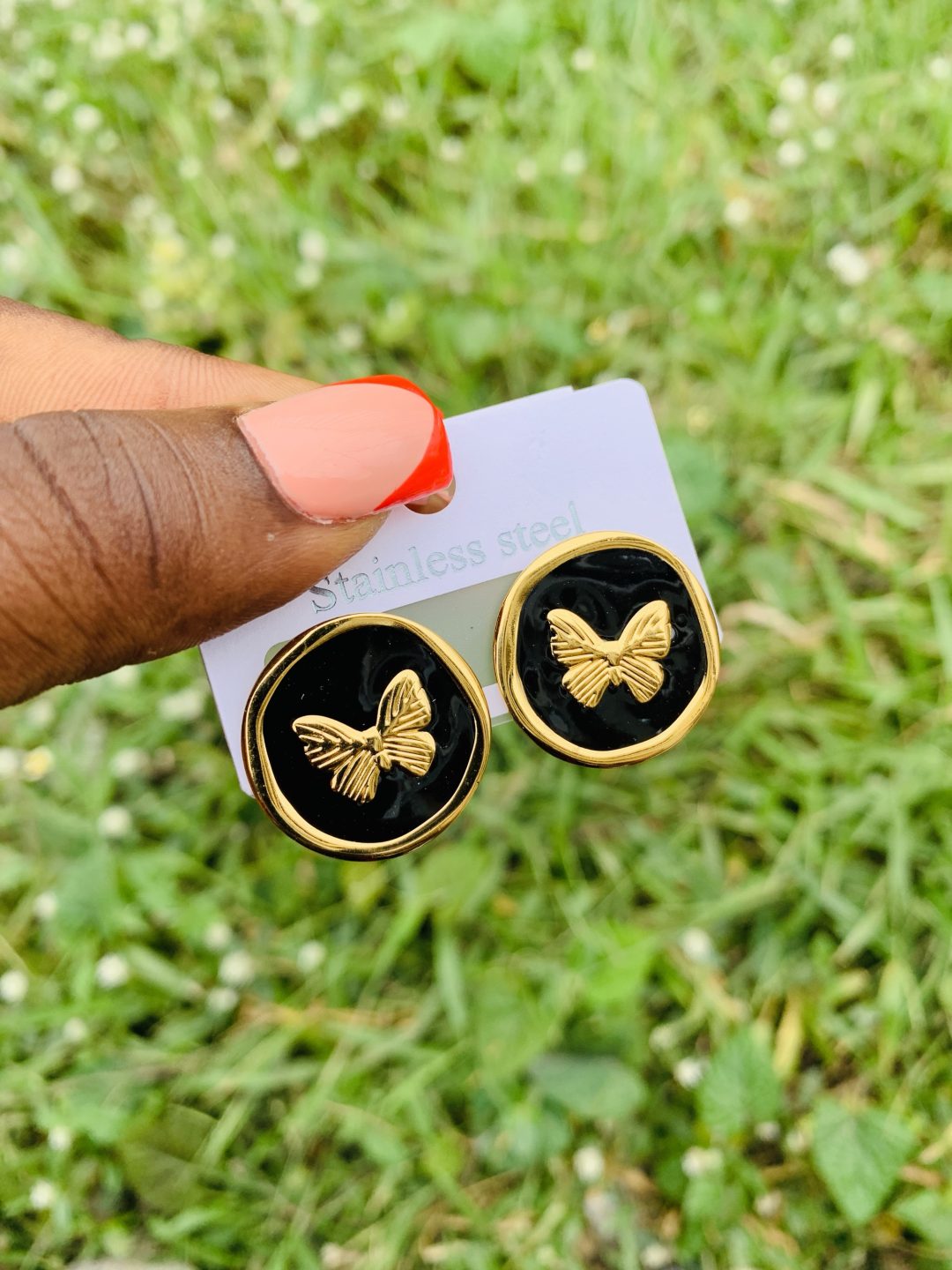 Stainless steel earrings 006