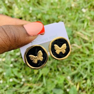 Stainless steel earrings 006