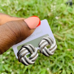 Stainless steel earrings 008