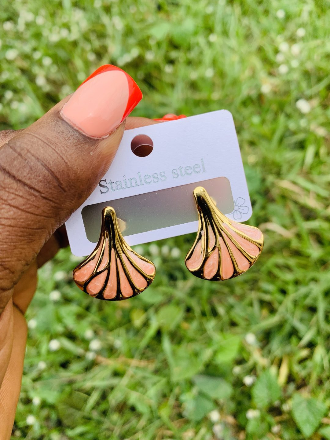 Stainless steel earrings 009