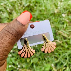 Stainless steel earrings 009